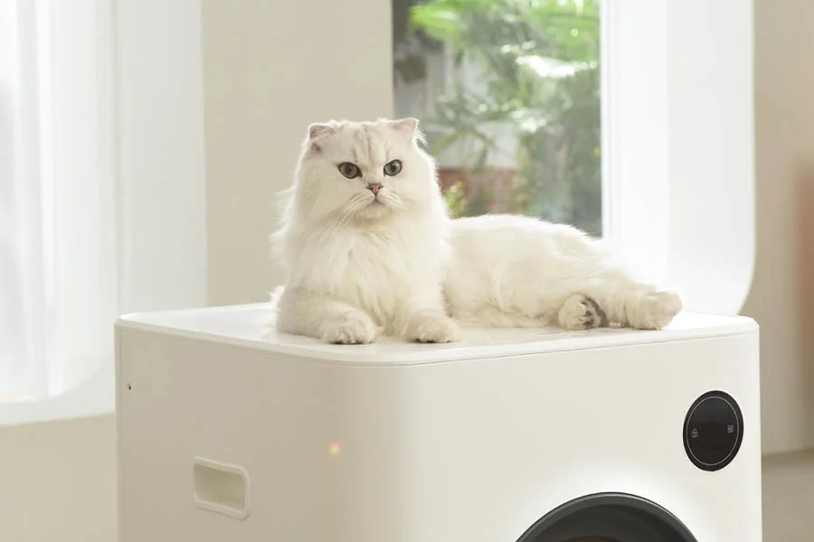 automatic self cleaning cat litter box