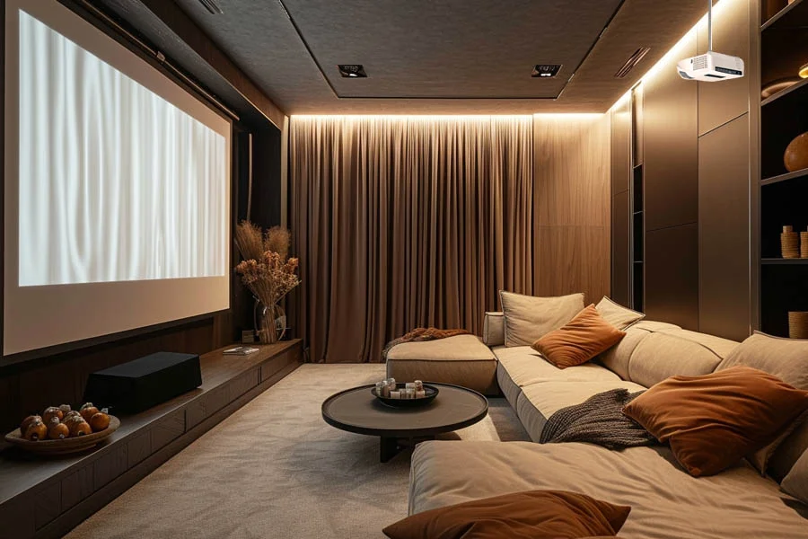 movie theater in home